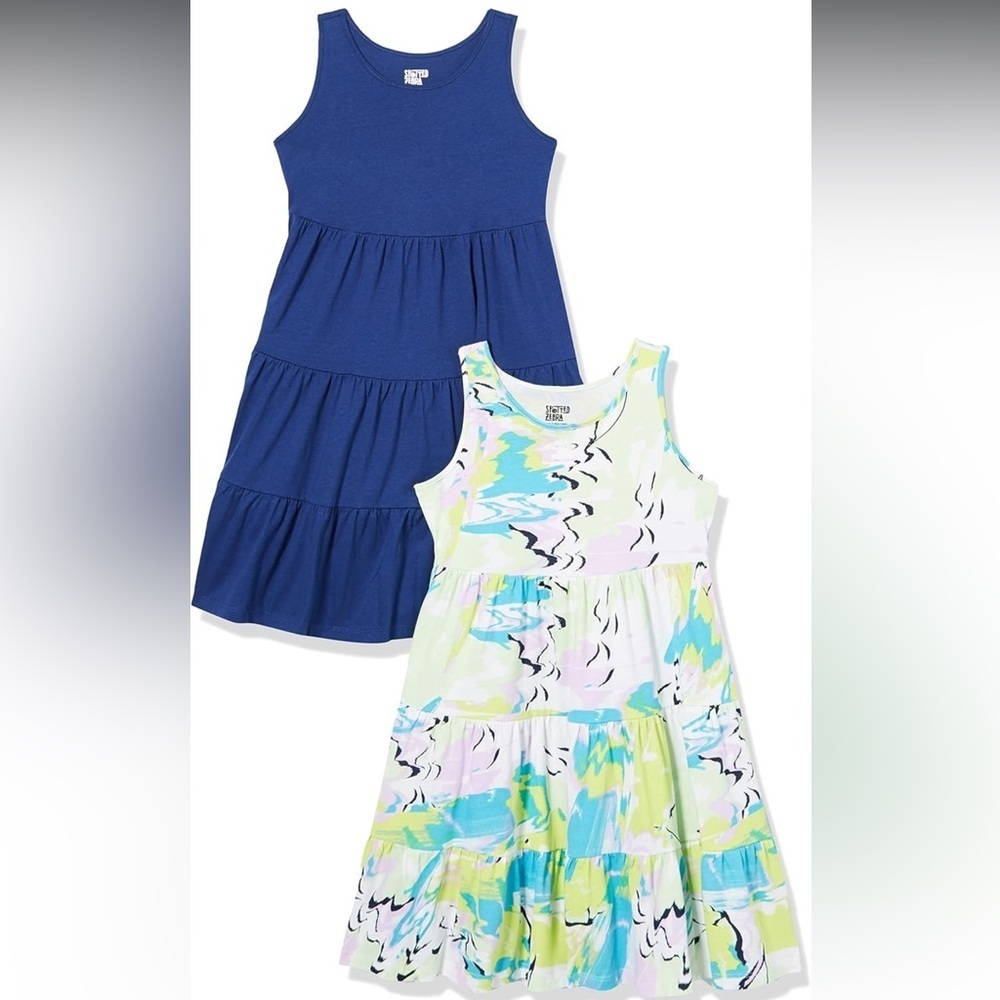 Amazon Essentials 2 pack girls casual dress 6/7